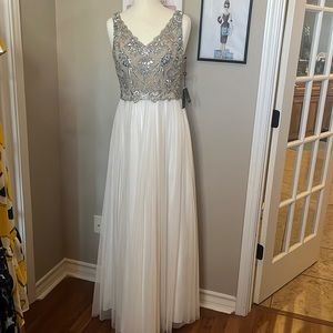 NWT Gorgeous Beaded Long Evening Dress